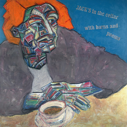 Jacks In The Cellar With Horns And Poems, Painting by David Slader, Artist